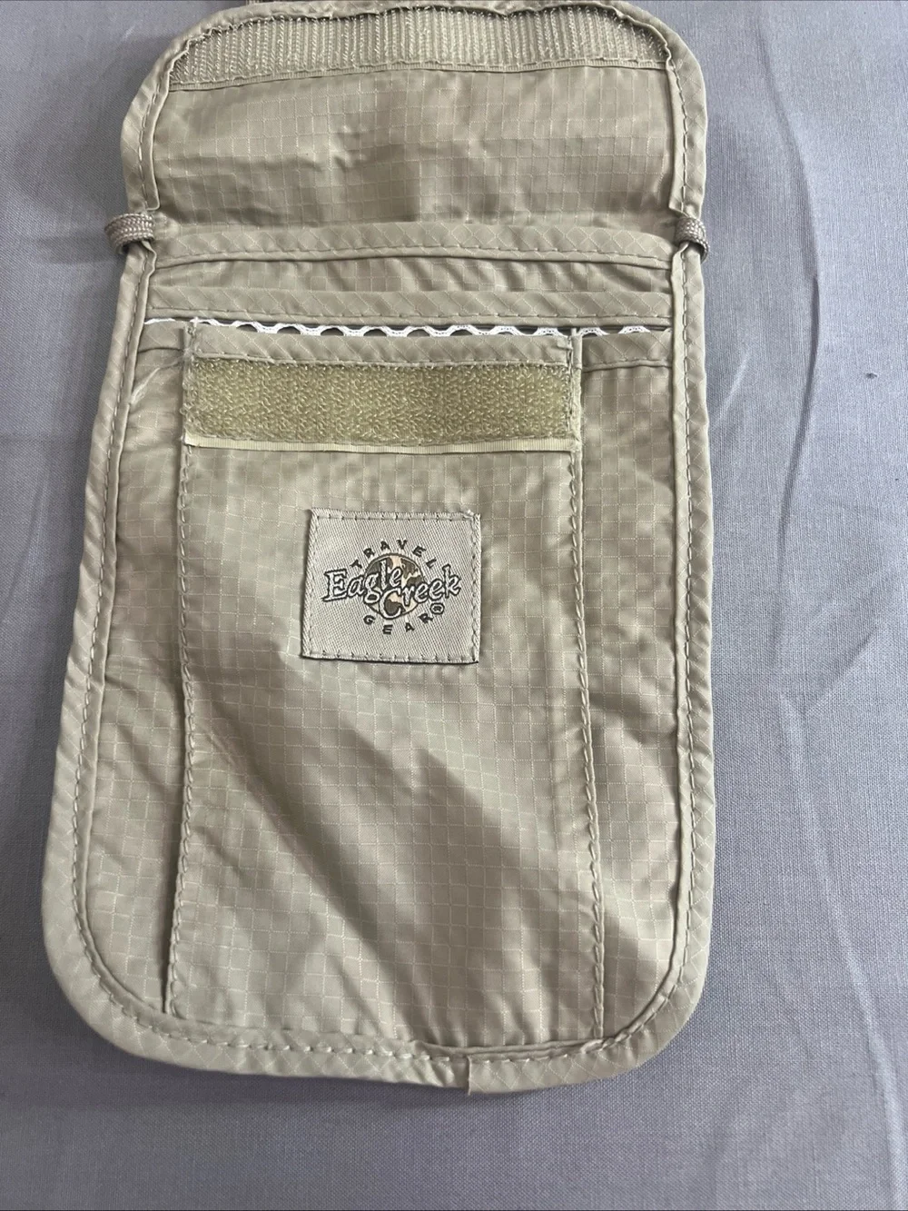 Eagle Creek Beige Travel Neck Pouch